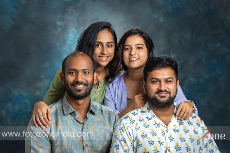 family bonding portrait photoshoot